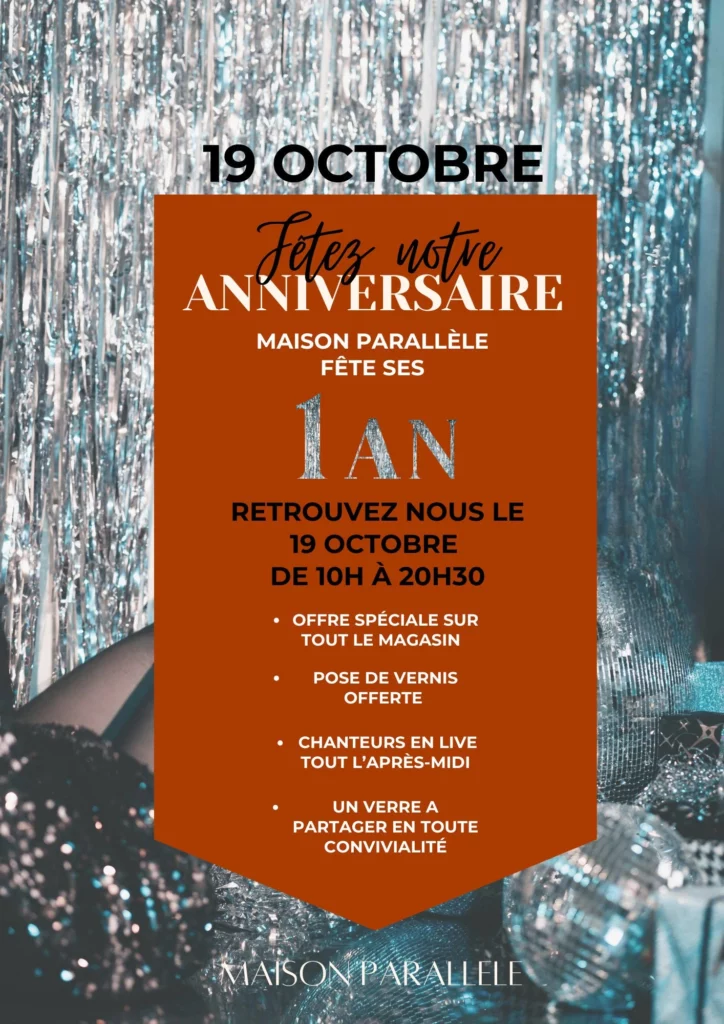 Maison Parallèle fête ses un an.